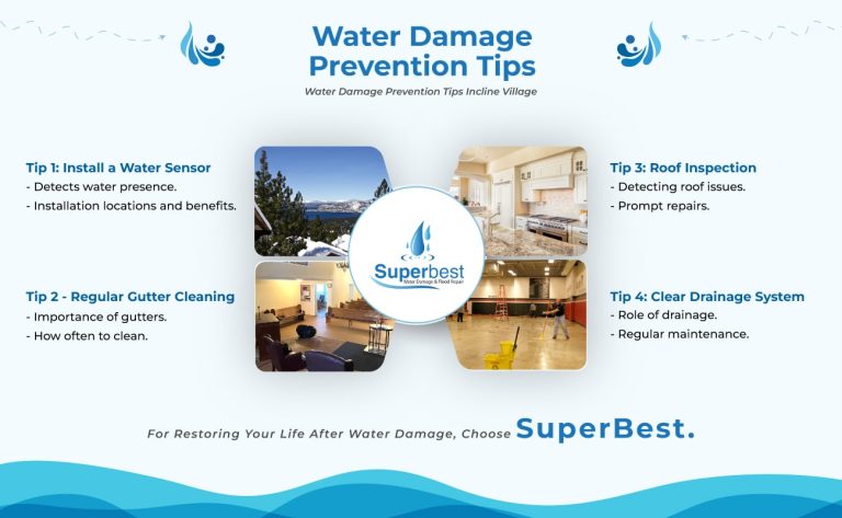 Water Damage Prevention Tips Incline Village Reno Sparks nevada